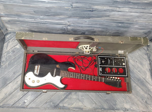 Silvertone Electric Guitar Used Silvertone 1448 Electric Guitar With Amp Case