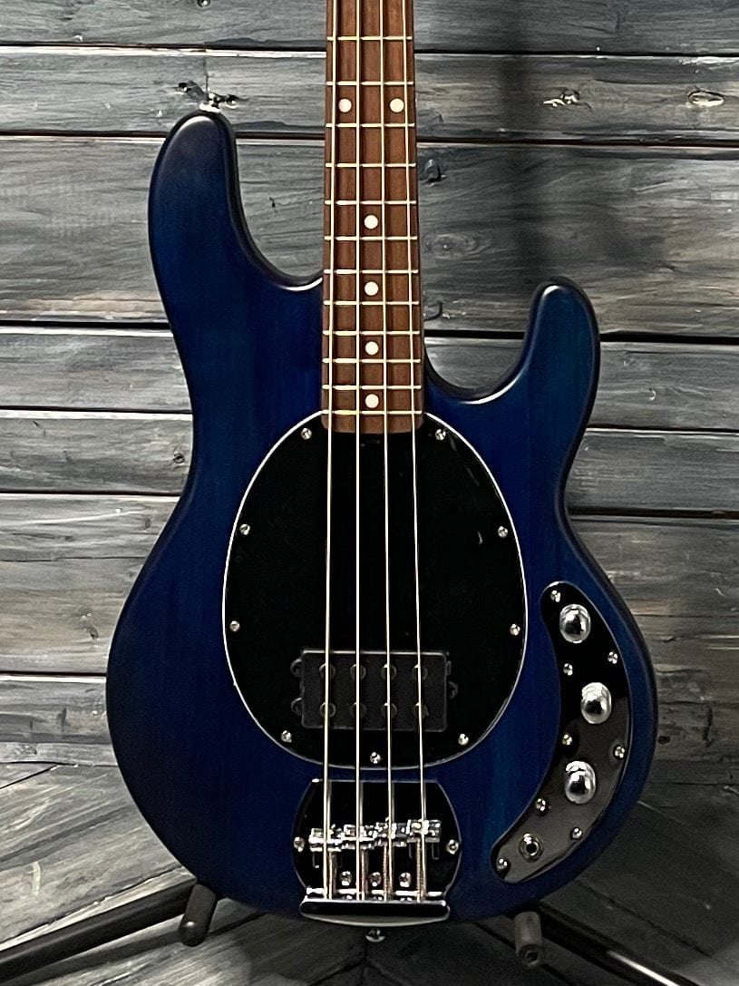Sterling by Music Man Stingray Ray 4 Electric Bass- Satin Trans