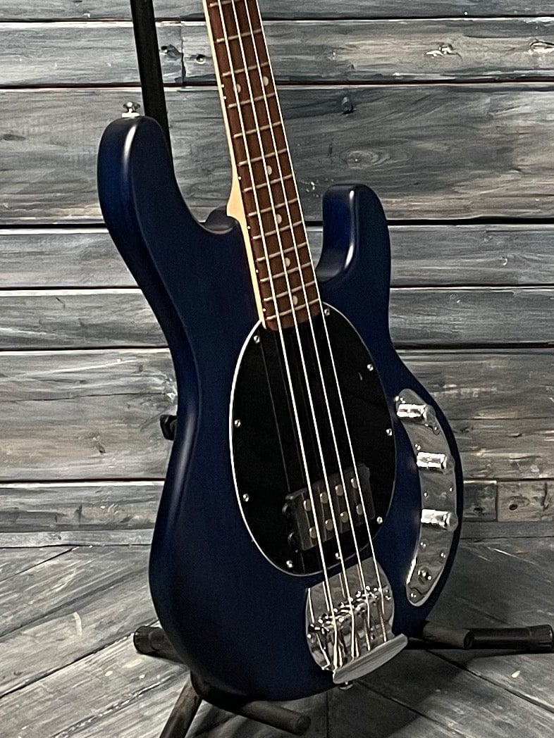 Sterling by Music Man Stingray Ray 4 Electric Bass- Satin Trans