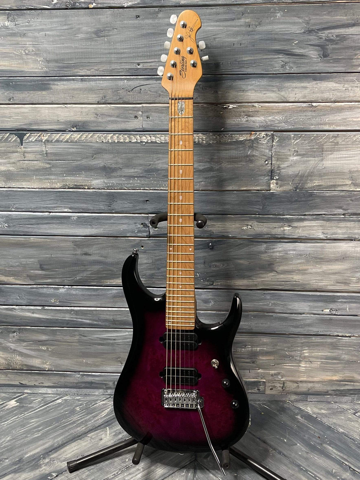 Sterling by Music Man Electric Guitar Sterling by Music Man John Petrucci Signature JP157PB-TPB Electric Guitar - Purple Burst