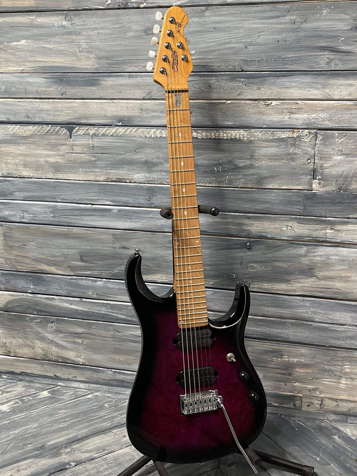 Sterling by Music Man Electric Guitar Sterling by Music Man John Petrucci Signature JP157PB-TPB Electric Guitar - Purple Burst