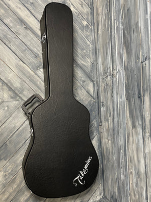 Takamine Acoustic Guitar Used Takamine EG140SRC Acoustic Electric Guitar with Takamine Case - Burgundy