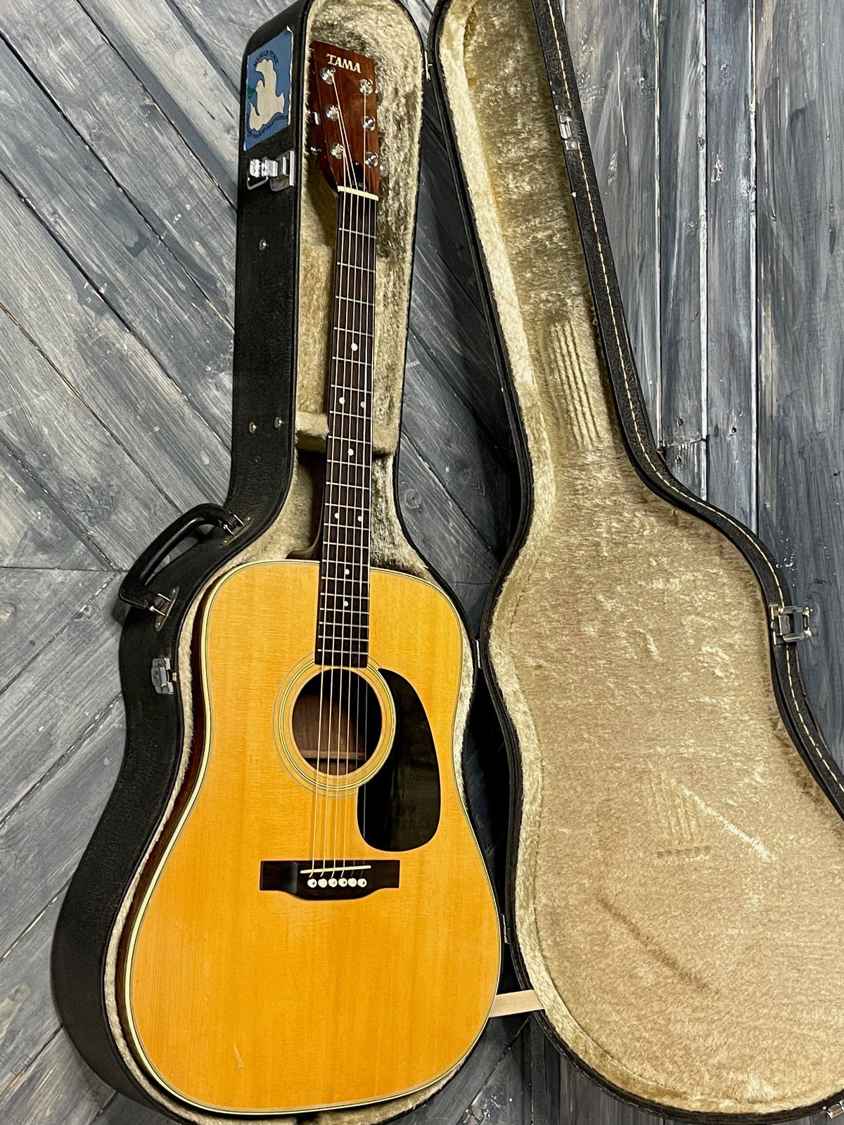 Tama Acoustic Guitar Used Tama 3335 MIJ Acoustic Guitar with Case