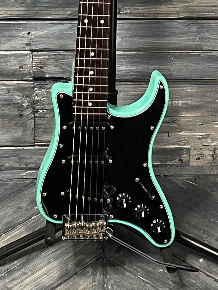 Traveler Electric Guitar Used Traveler TCD-SFG Travelcaster Deluxe with Gig Bag- Surf Green