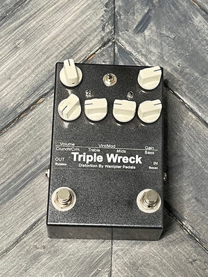 wampler pedal Used Wampler Triple Wreck Distortion Pedal with Box