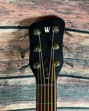 Warwick RockBass Left Handed WAC1576 90PA SWN FRL Alien Deluxe 6 String Acoustic Electric Bass