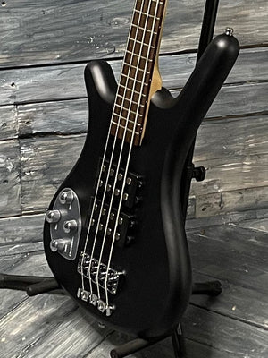 warwick Electric Bass Warwick Left Handed RockBass Corvette $$-4 Nirvana Black Transparent Satin 4 String Electric Bass