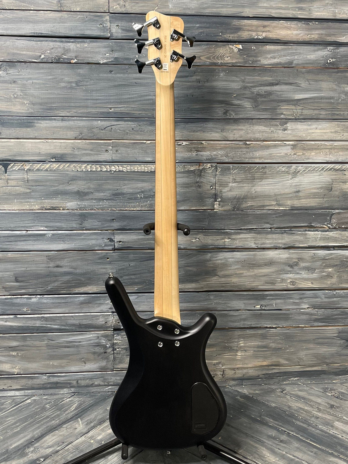 warwick Electric Bass Warwick Left Handed RockBass Corvette Basic 5-String Electric Bass Nirvana Black Transparent Satin