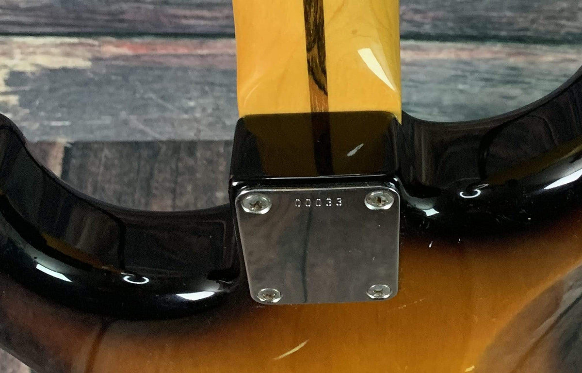 Used White Tiger MIJ USA Designed Strat Style Electric Guitar with Case